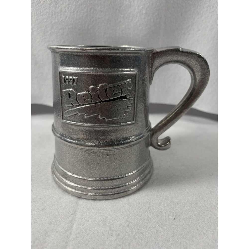 1 REITER DAIRY 1997 PEWTER DAIRY TANKARD MUGS STEINS